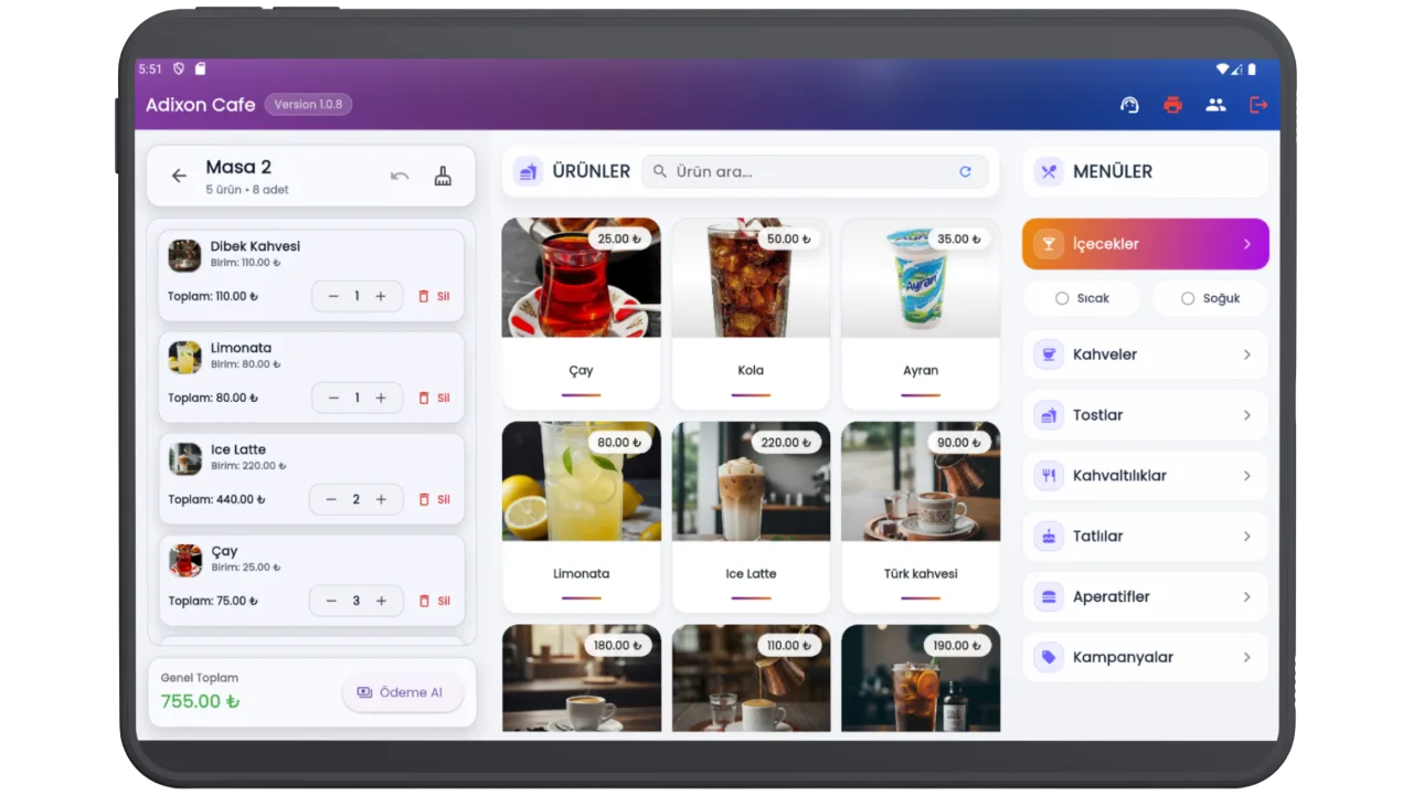 Restoran Adisyon Sistemi ile İşletmenizi Dijitalleştirin